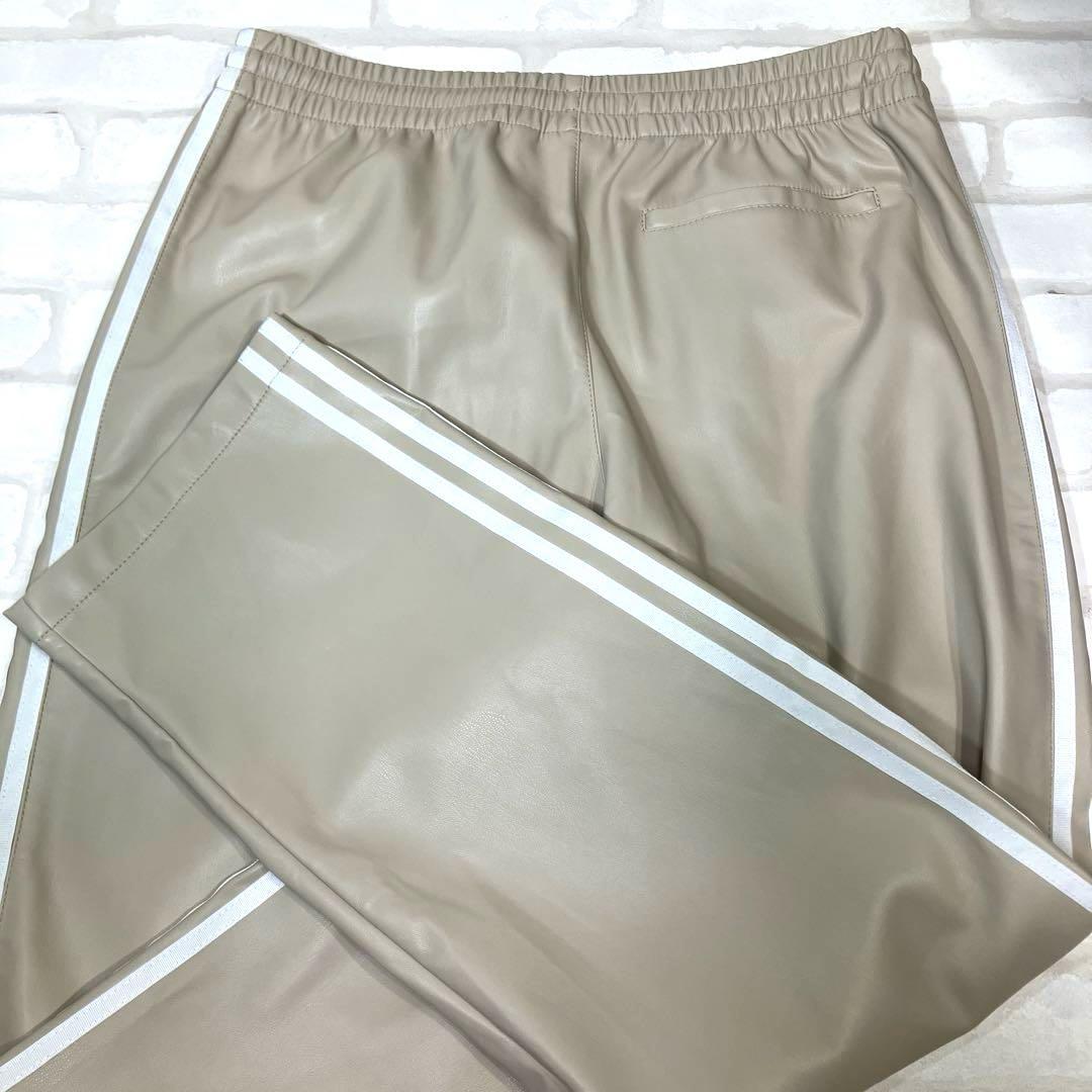 希少サイズ　デッドストック　adidas 22 即完レザーパンツ　WONBEI