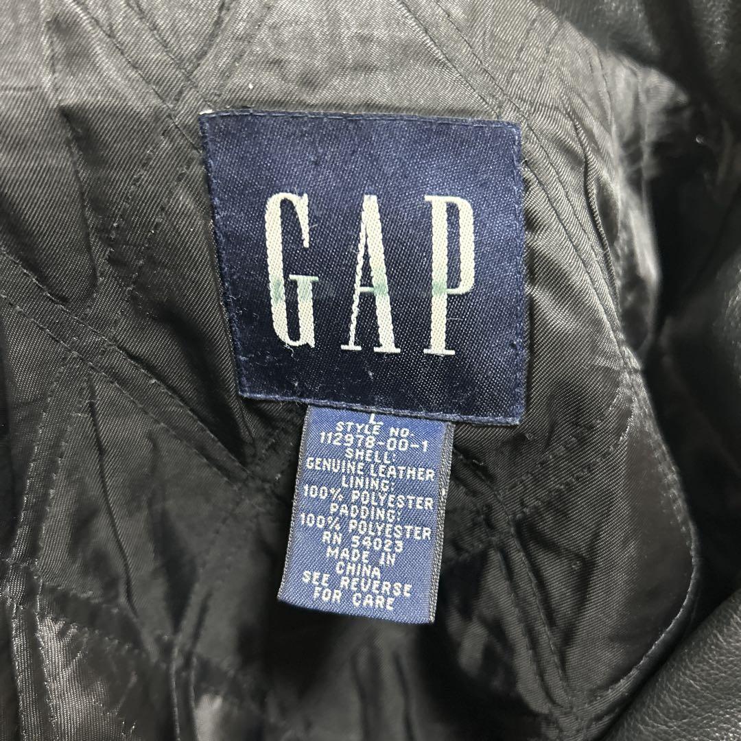 【美品】old GAP オールドギャップ レザージャケット