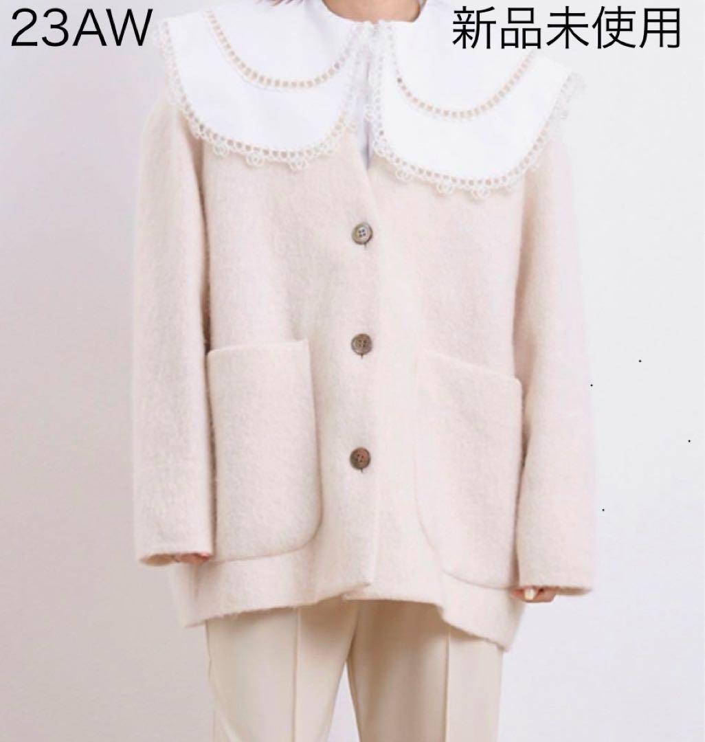 新品 未使用】yori ウールモヘアシャギージャケット ベビー