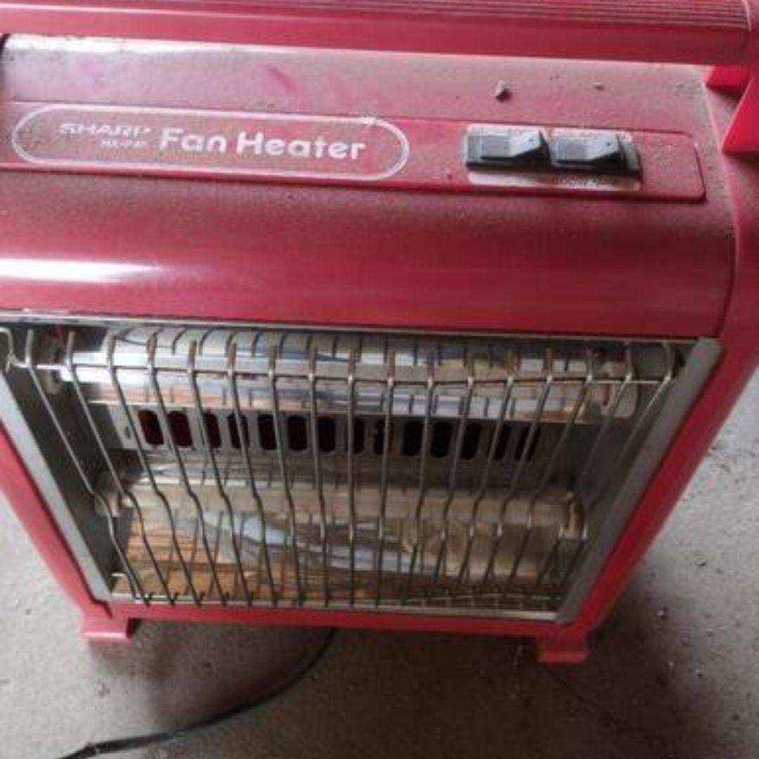 【好配色】昭和家電SHARP fan heater、HX-84F、ファンヒーター シャープファンヒーター 電気ストーブ 昭和レトロ レトロ家電 HX