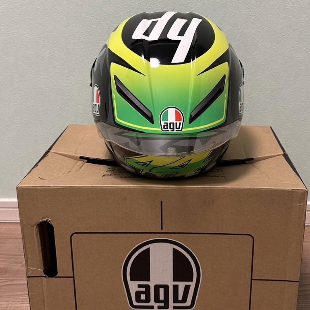 AGV K-1 フルフェイス　ミラーシールド（クリアシールドあり） XXL agv k1 ミラーシールドクリア有り箱付き