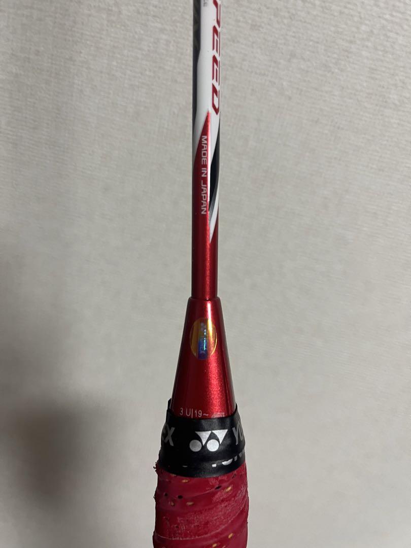元グリ付　ナノレイiスピード　NANORAY ヨネックス バドミントンラケット