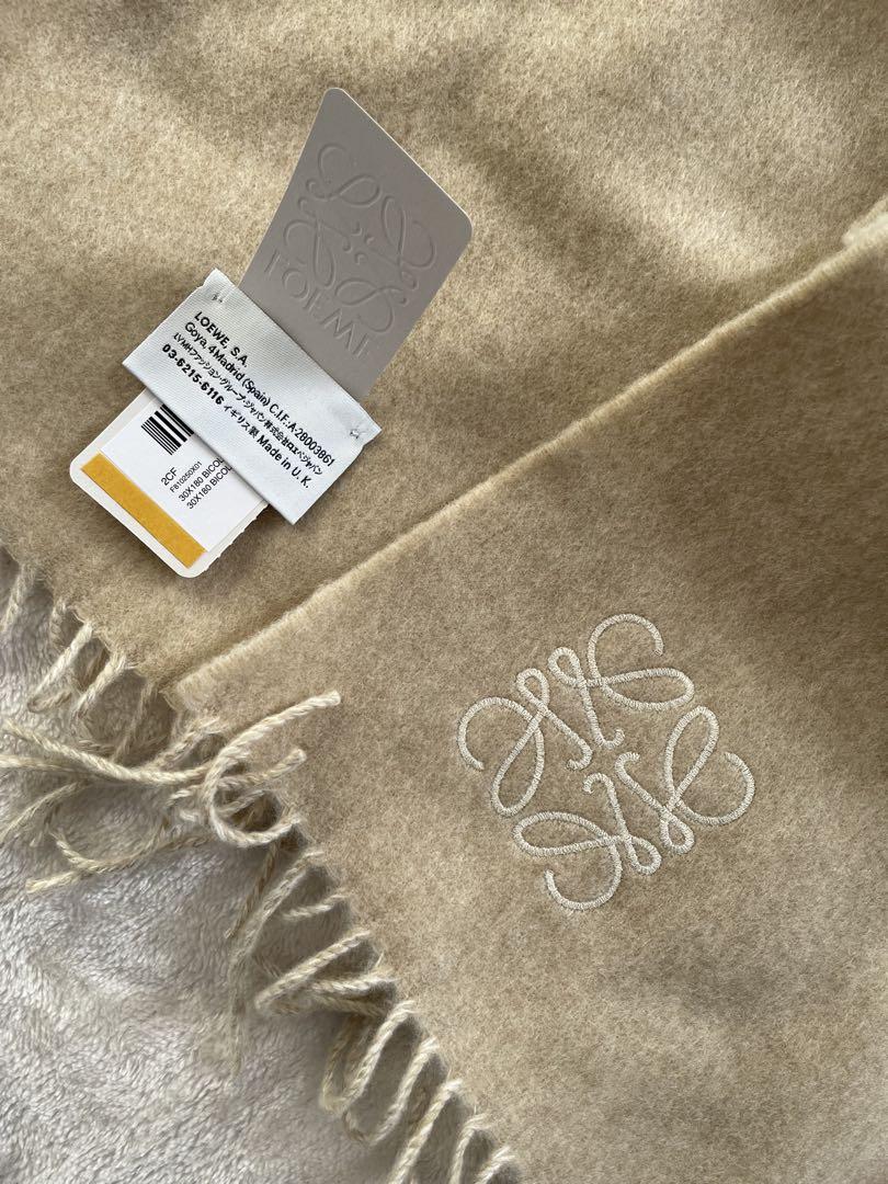 LOEWE ロエベ　マフラー　白