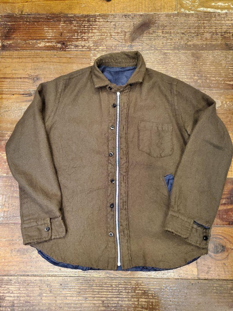 sacai 20AW reversible shirt jacket