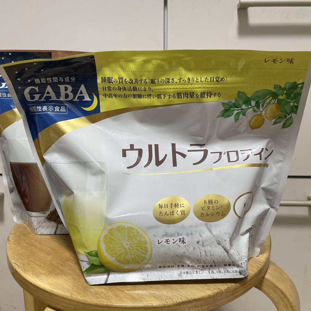 GABA ウルトラプロテイン レモン味 ココア味　2個セット