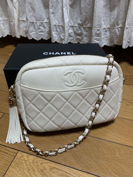 CHANEL シャネル　ココマーク　フリンジ　チェーン　ショルダーバッグ