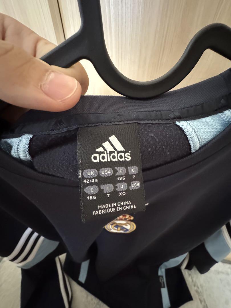 【adidas】　レアル・マドリード長袖サッカーユニフォーム　00s