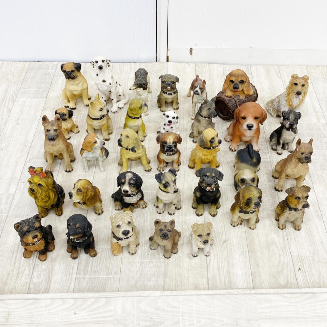 犬の置物まとめ売り陶器製