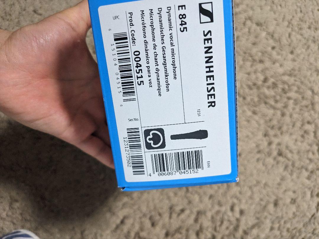 【新品未使用】SENNHEISER e845　マイク