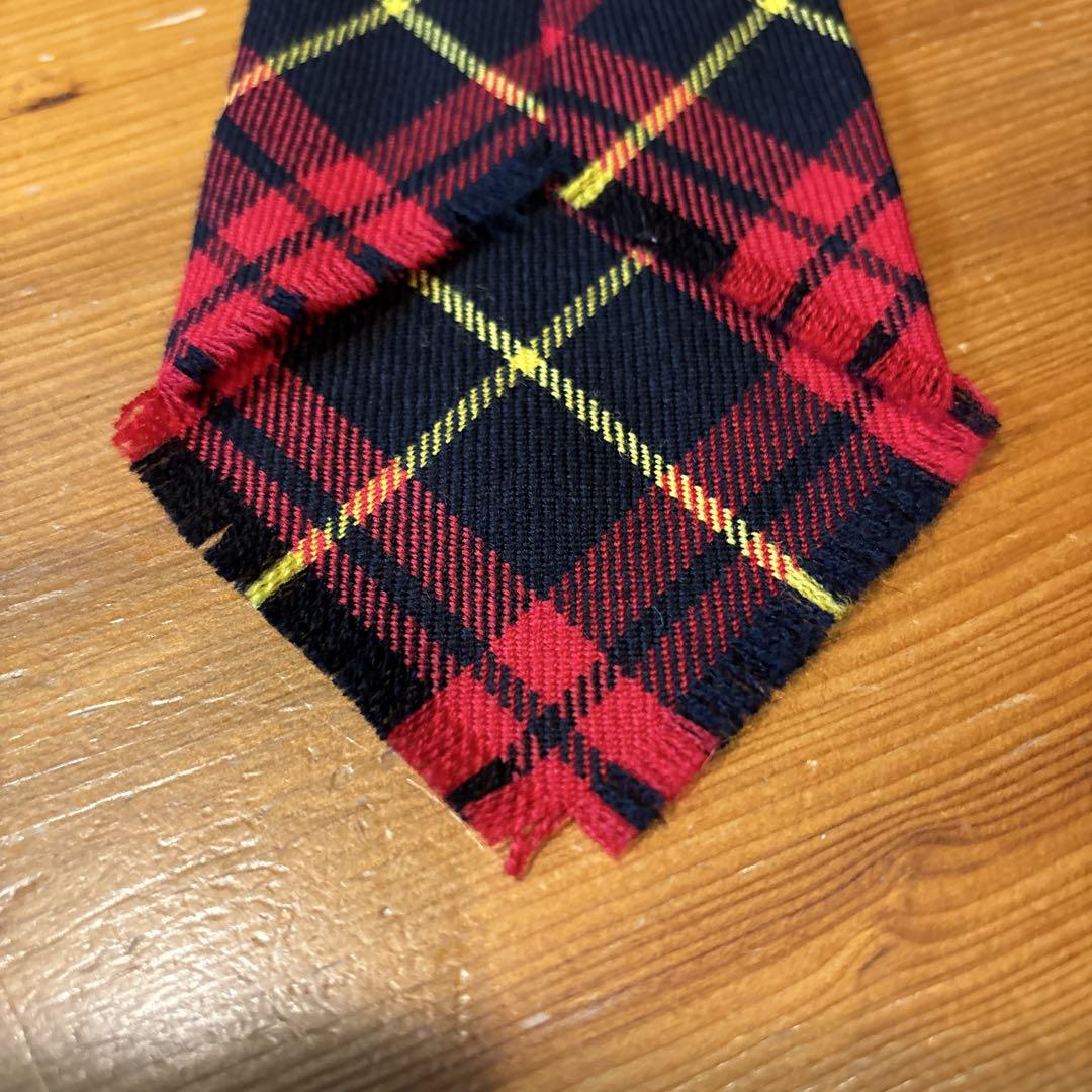 MARCEL LASSANCE タータンチェック柄ネクタイ　SCOTLAND製 MARCEL LASSANCE タータンチェック柄ネクタイ SCOTLAND製 - メルカリ