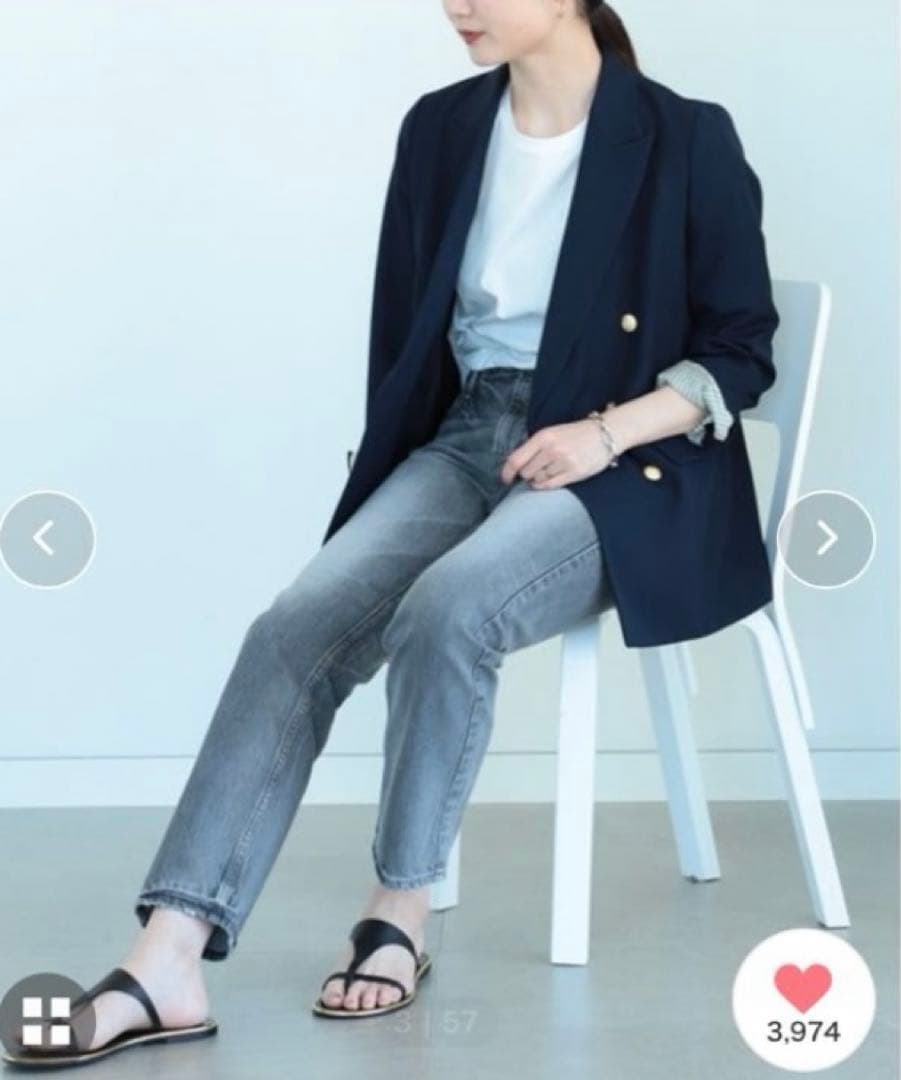 upper hights THE LIPSTICK デニム グレー　22