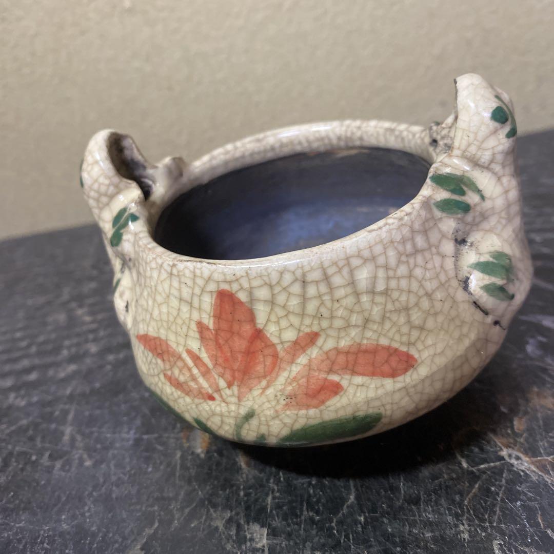 中国古玩　カエル香炉