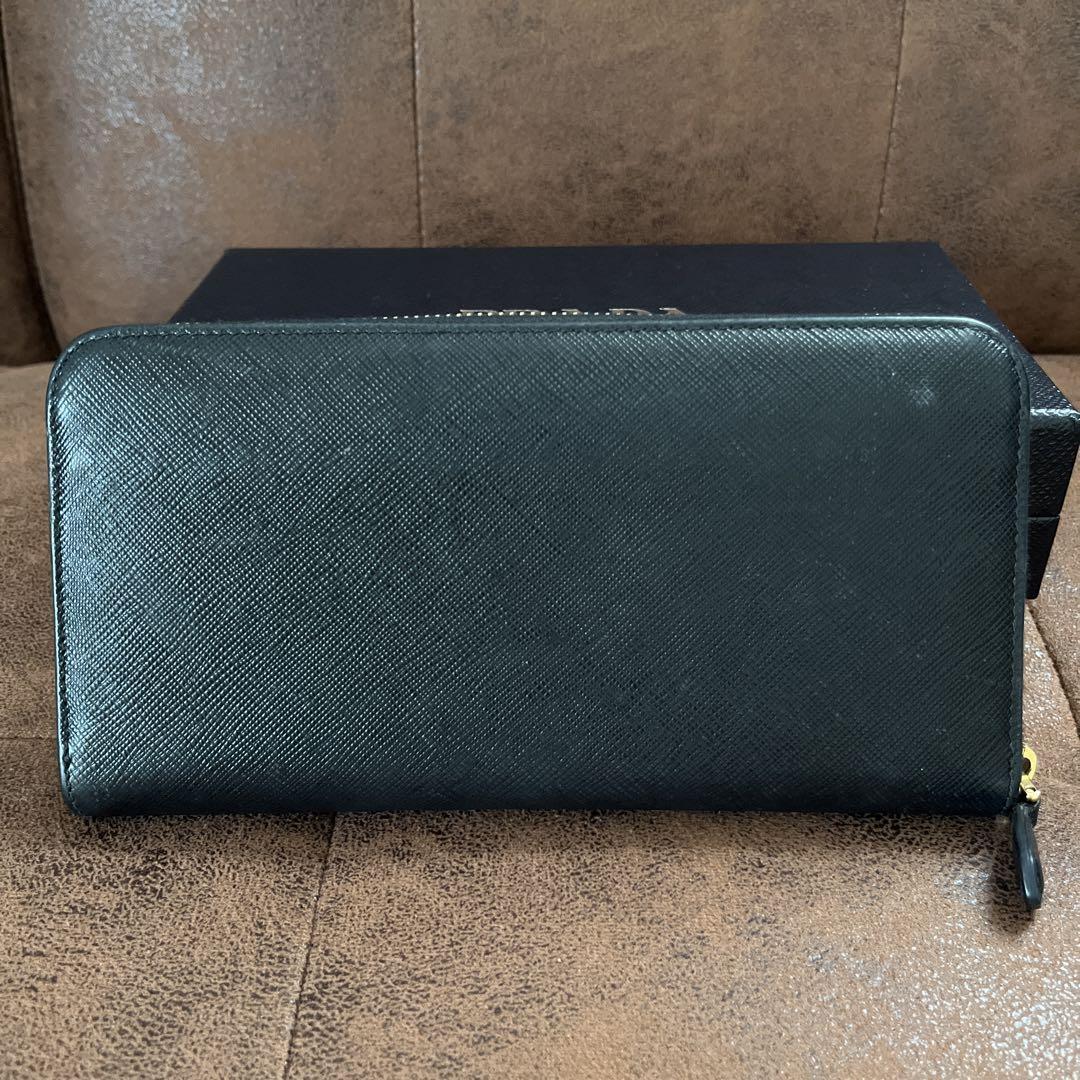 PRADA ブラック 長財布 リボン付き PRADA ブラック リボン付き長財布