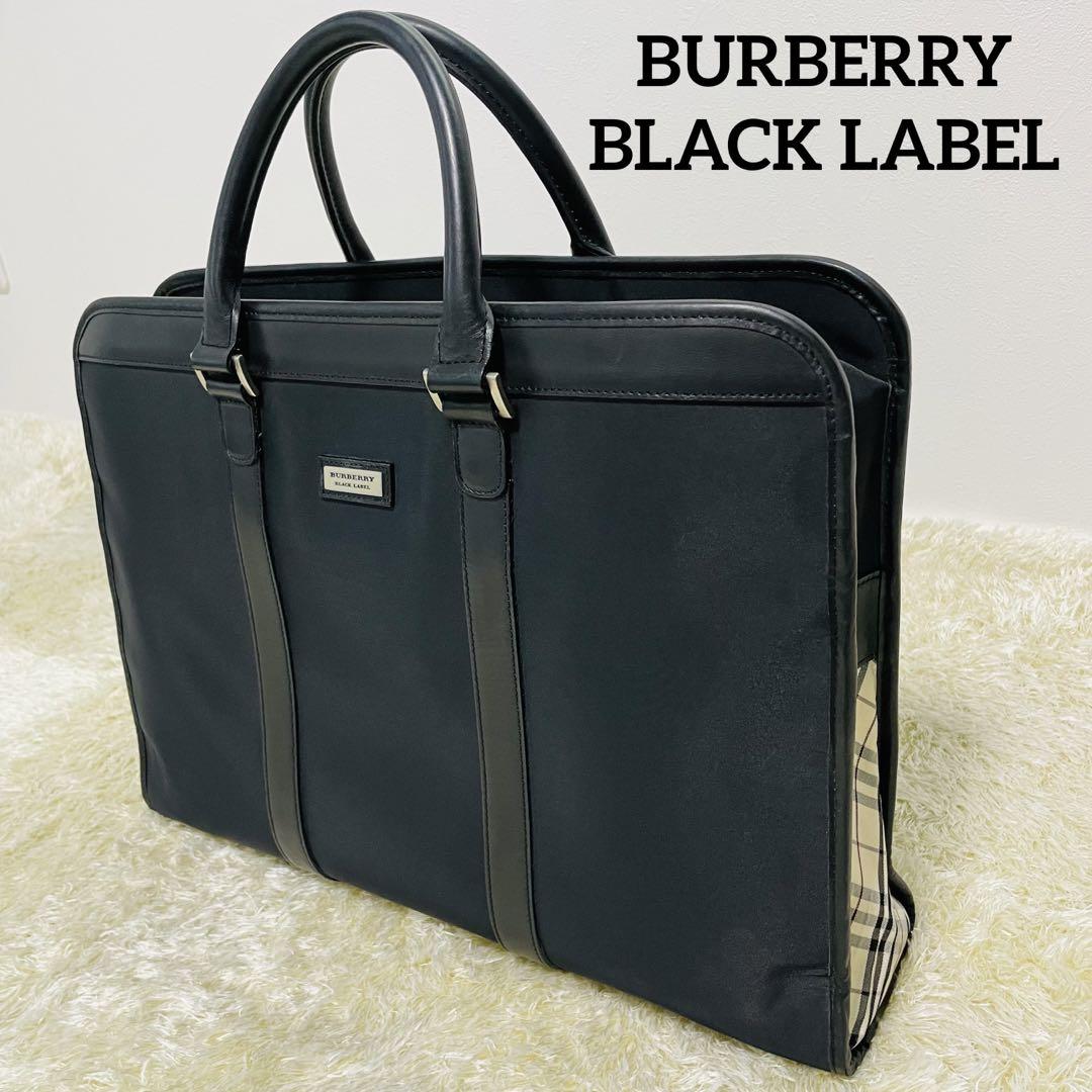 日本未発売】 バーバリーブラックレーベル ビジネスバッグ ブラック