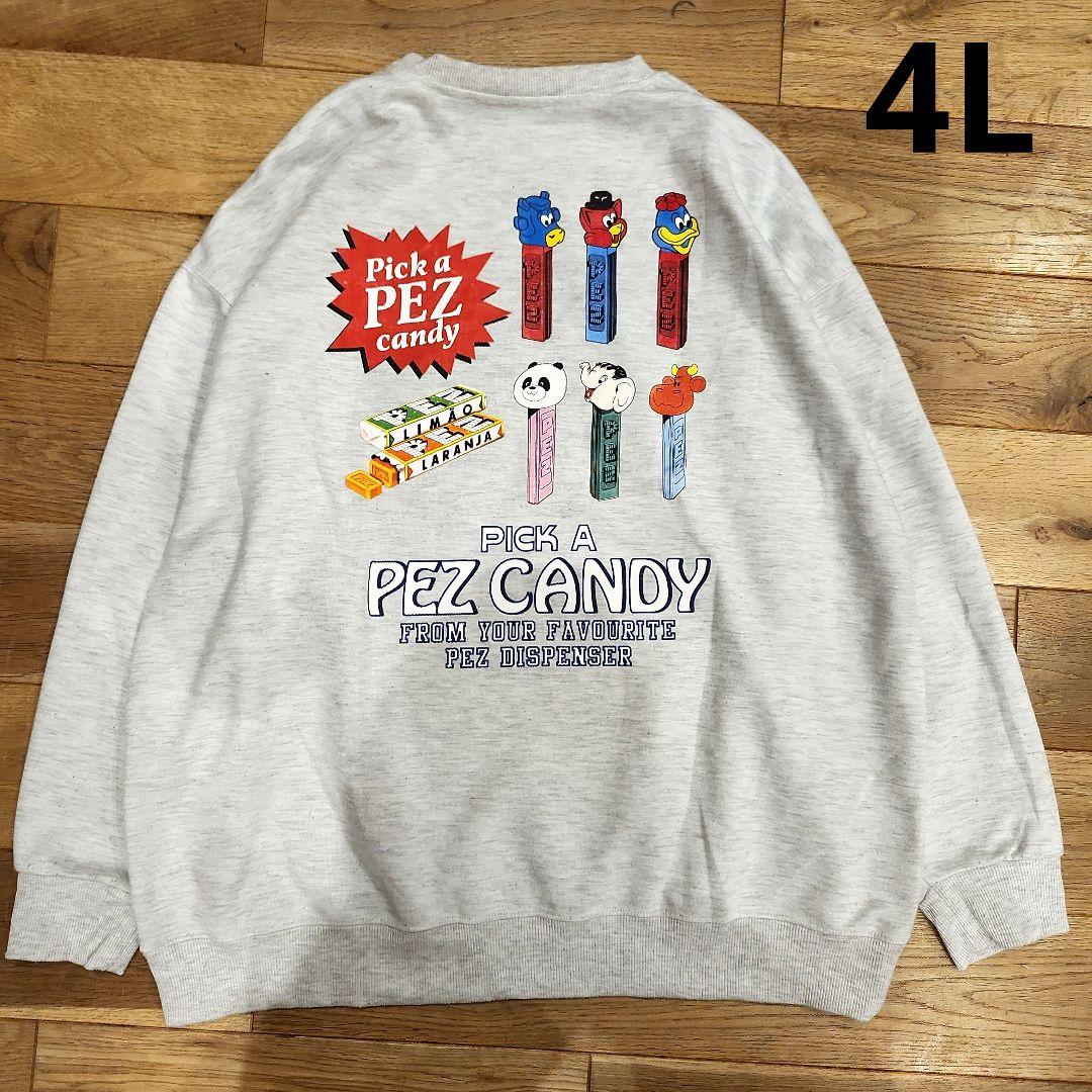 PEZ CANDY トレーナー 4Lサイズ （オーバーサイズ）