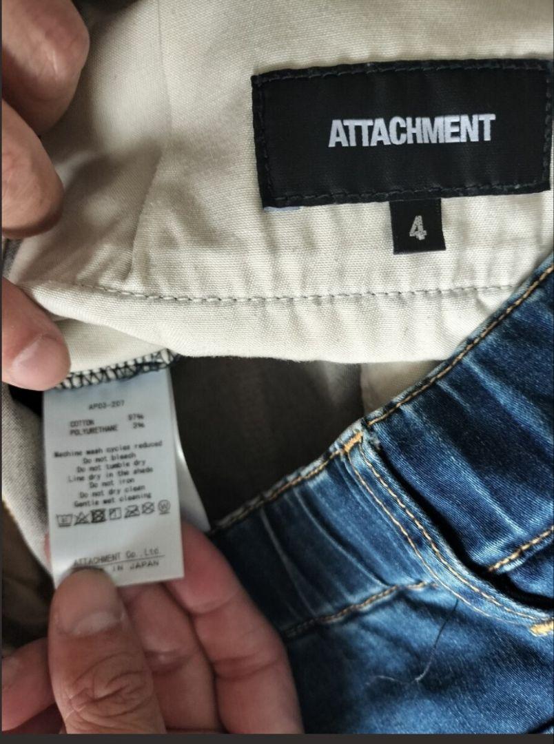 ATTACHMENT  バイカーイージーパンツ　サイズ4 ATTACHMENT バイカーイージーパンツ サイズ4