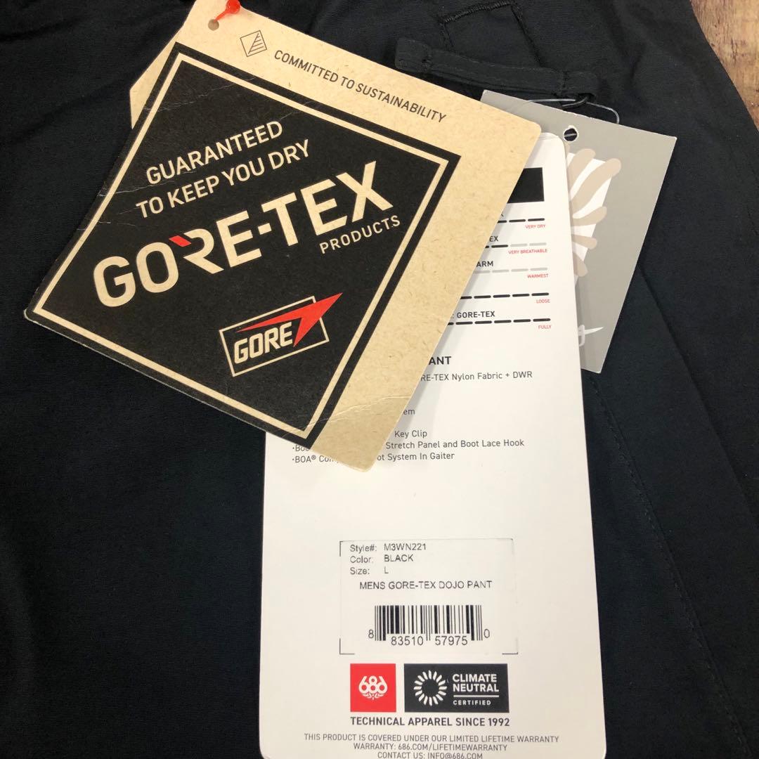 【新品未使用品】686 GORE-TEX DOJO PANT スノーボード 【新品未使用品】686 GORE-TEX DOJO PANT スノーボード