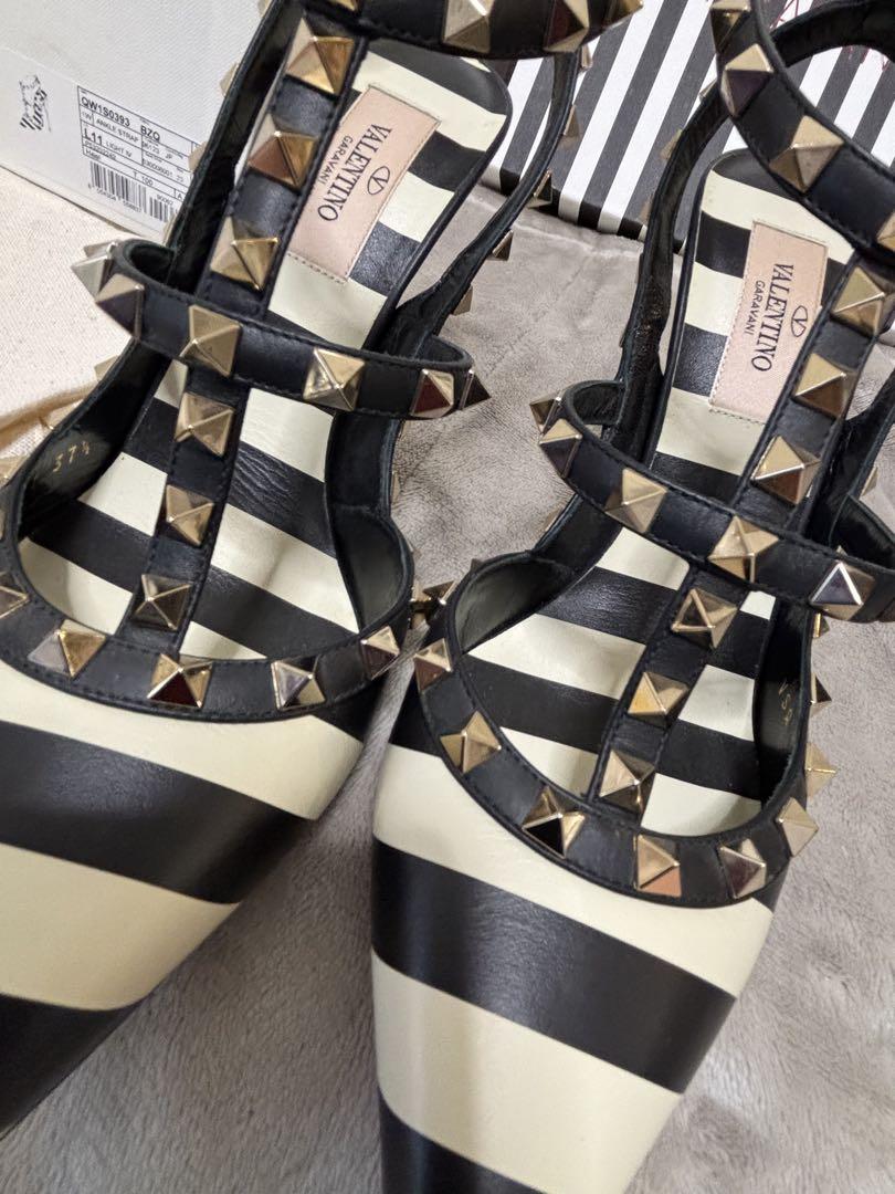 VALENTINO GARAVANI ロックスタッズ パンプス37 1/2