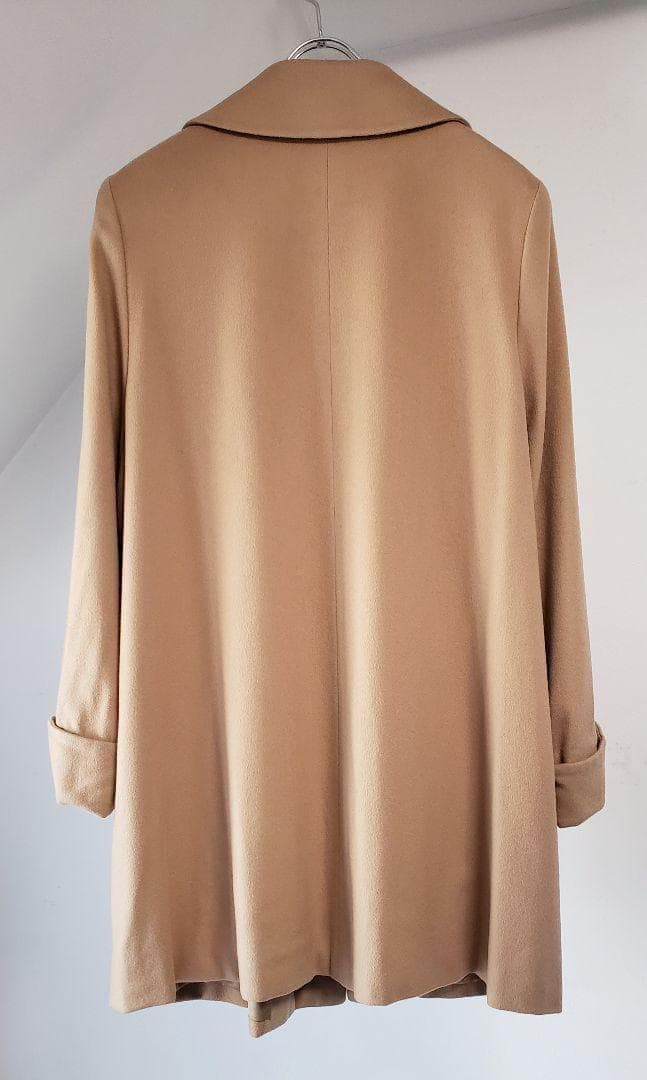 最高級素材 ロロピアーナ カシミヤ100% イタリア製 ロングコート キャメル色 最高級素材 ロロピアーナ カシミヤ100% イタリア製 ロングコート キャメル色