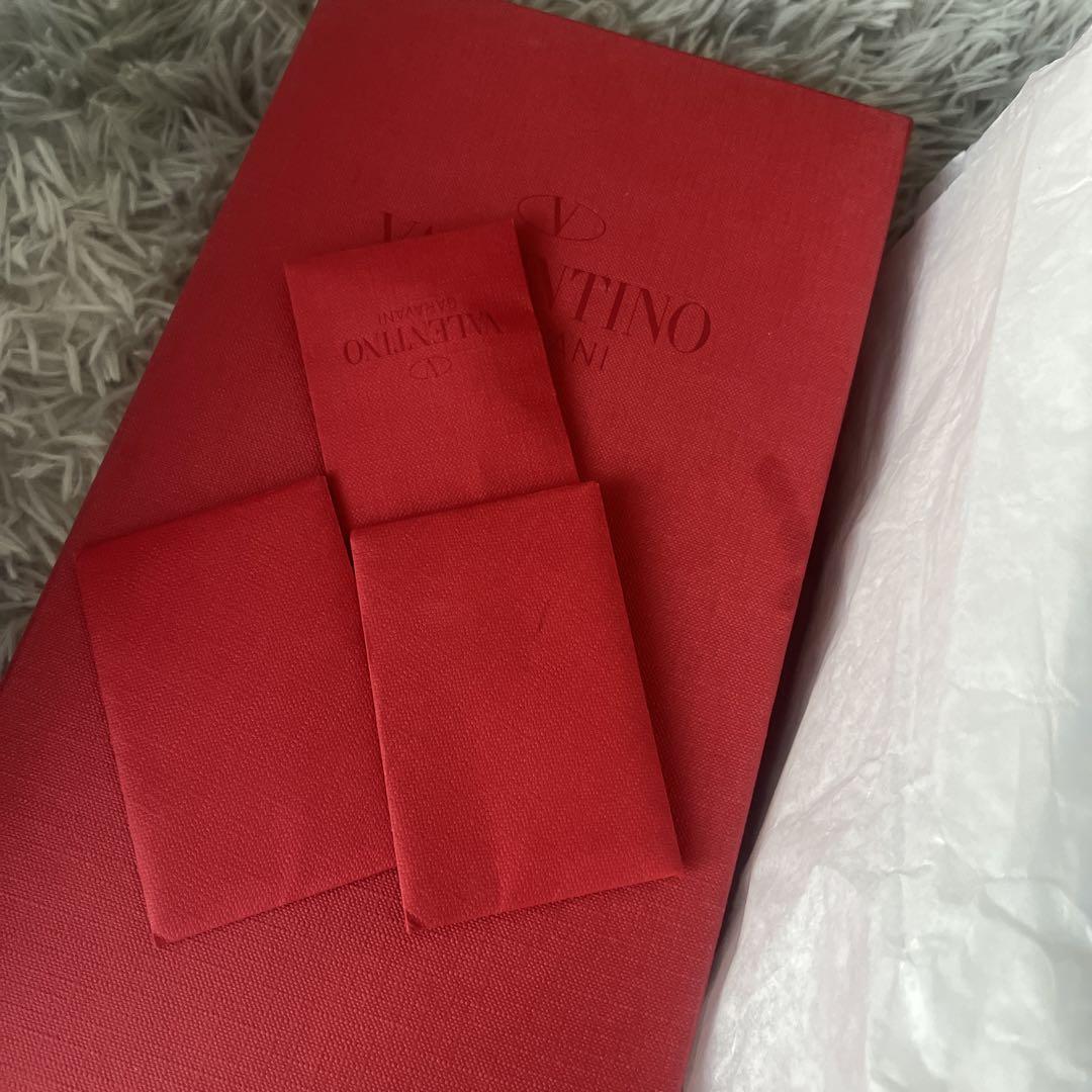 VALENTINO ヴァレンティノ　バレリーナ　スタッズ　パステルグレー　36