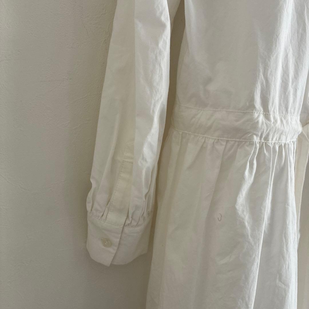 U by SPICK&SPAN 後ろリボンロングワンピース　ホワイト　ロング