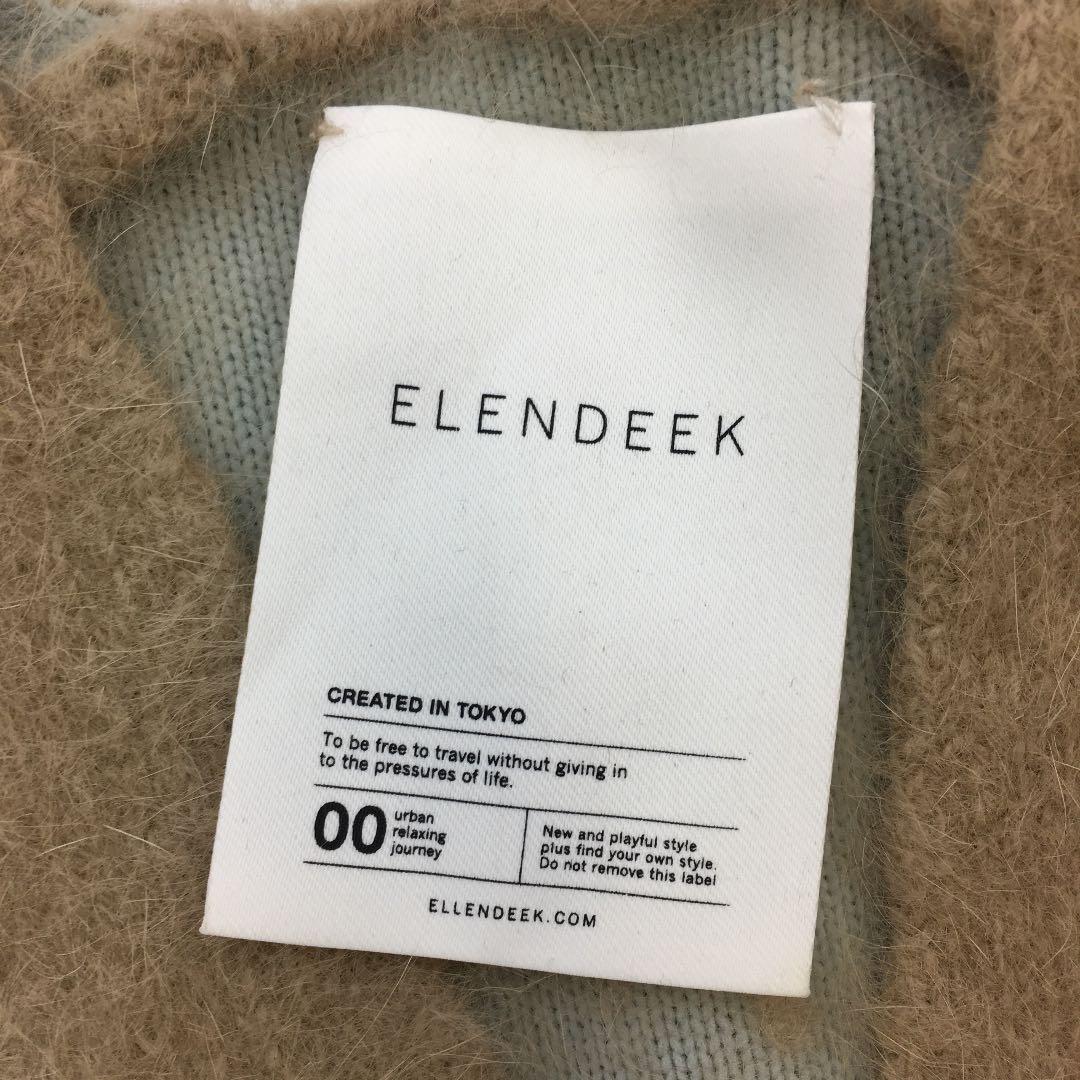 ELENDEEK ベージュ パ1741 5fIUn-m49023690147 エレンディーク アンゴラフォルムニット 豊富な人気