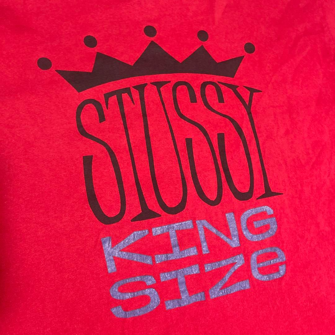 豪華で新しい 80s 黒タグOLD STUSSY king size T shirt tdh
