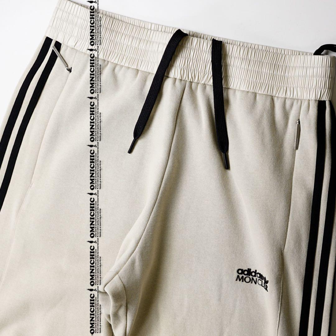 ADIDASモンクレールアディダスロゴスウェットパンツS