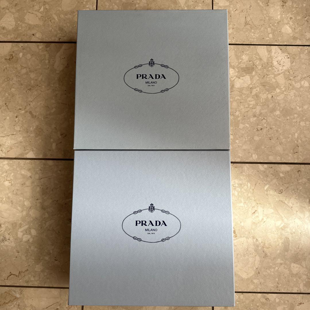 PRADAショートブーツ用box2個セット