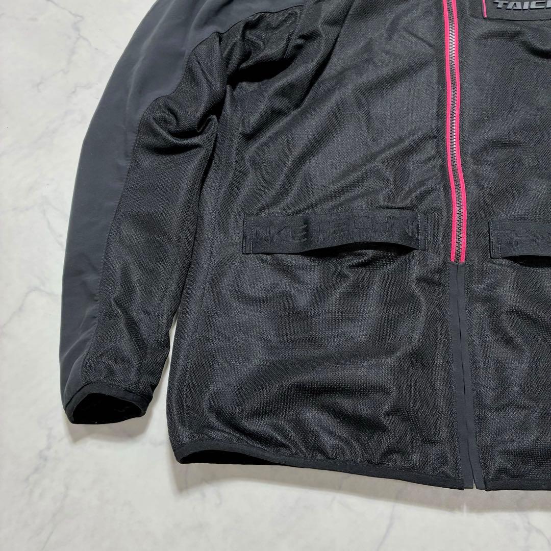 美品✨タイチ エアーフリップパーカー バイクジャケット ライティング 黒 WL 美品✨タイチ エアーフリップパーカー バイクジャケット ライティング 黒 WL