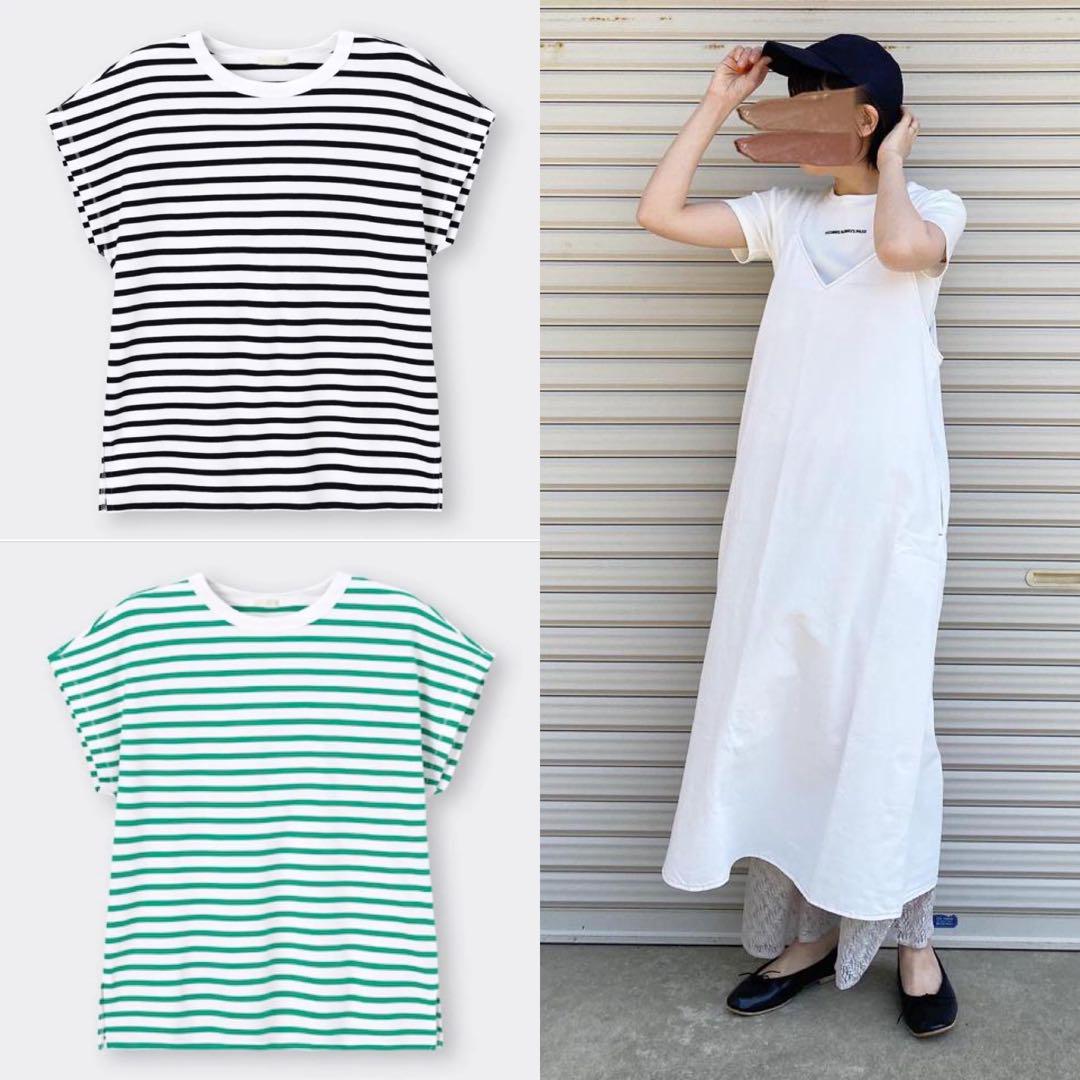 ３点【新品未使用】　Tシャツ　ボーダー　綿　コットン　ジーユー　ワンピース