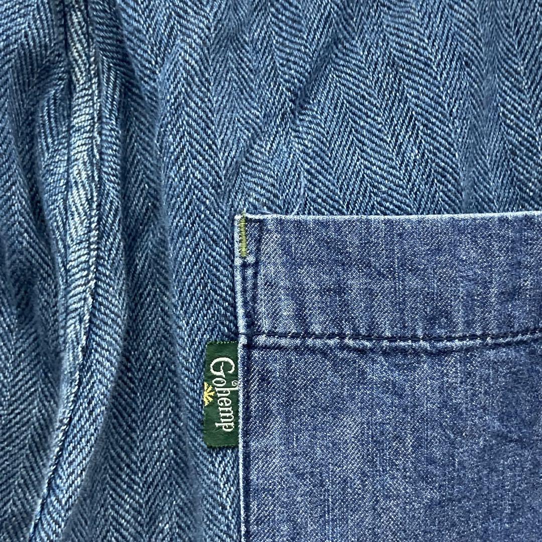 GO HEMP ゴーヘンプ ハーフパンツ メンズ 2 青