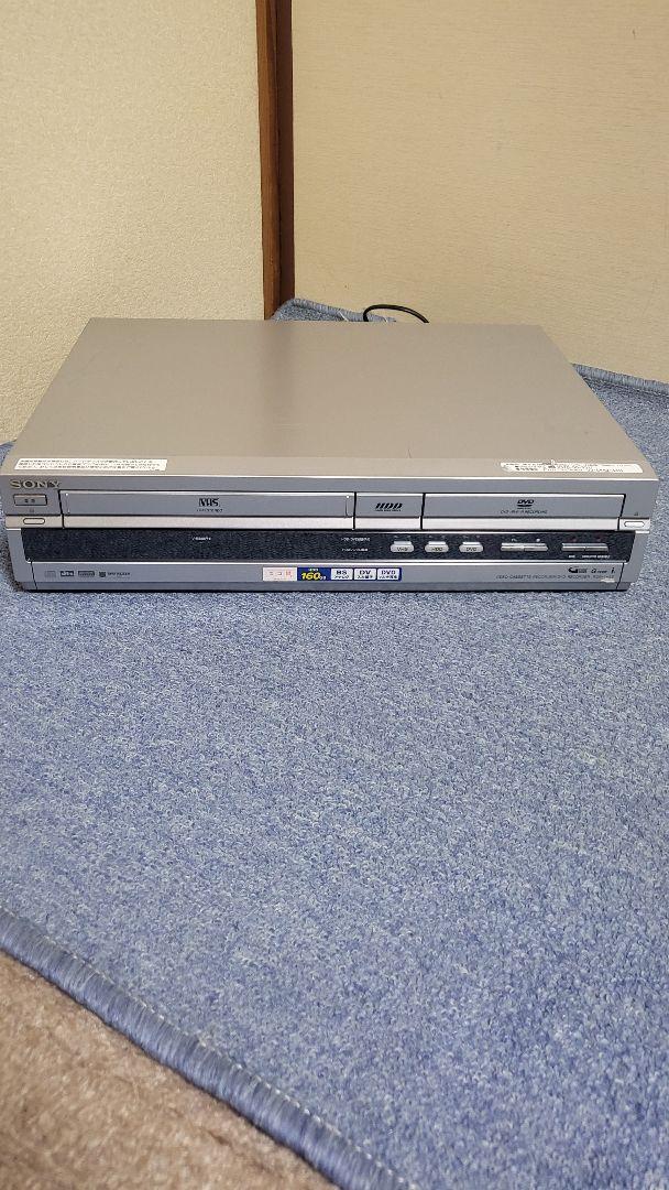 SONY　スゴ録　DVD　HDD　VHS(VHSのみジャンク)リモコンなし