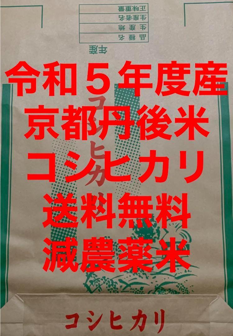 玄米 30kg 京都 丹後 コシヒカリ 送料無料 減農薬米