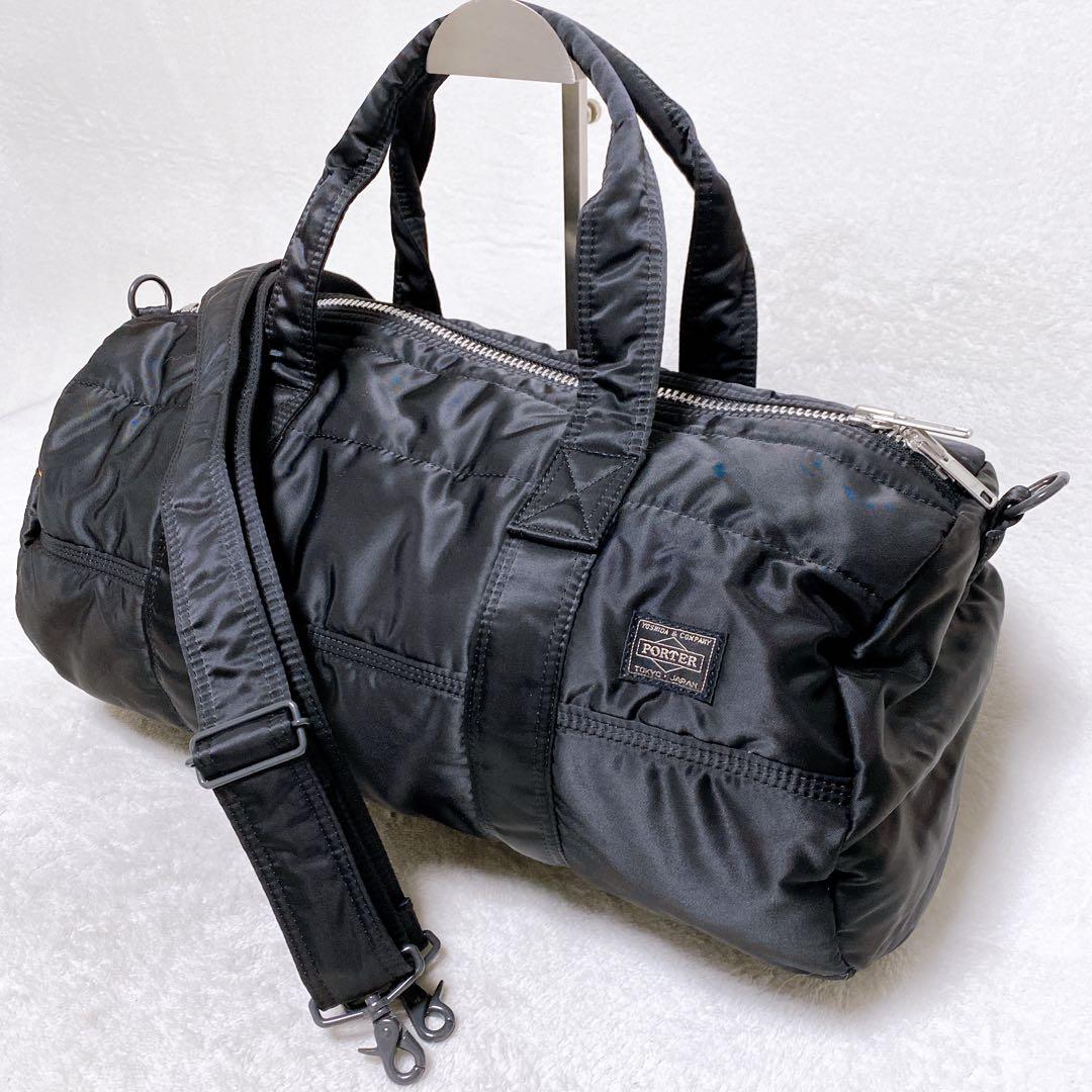 PORTER タンカー 2WAYボストンバッグ ダッフルバッグ 黒吉田カバン