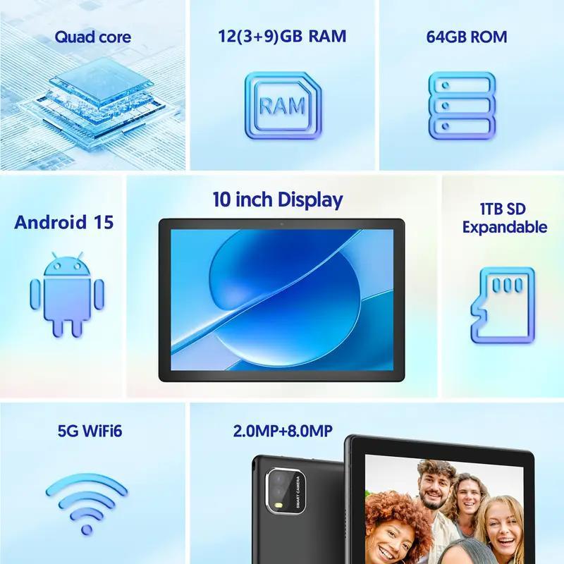 新品未使用】 Android 15 10インチ タブレット 12GB - メルカリ