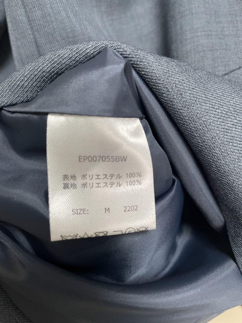 Epnok メランジツイル ノーカラー ジャケット セットアップ 上下