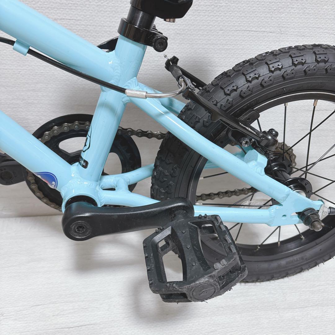 ヨツバサイクル　14インチ ラムネブルー　キッズ自転車 YOTSUBA Cycle ヨツバサイクル ヨツバ ゼロ 14 90-107cm ラムネ