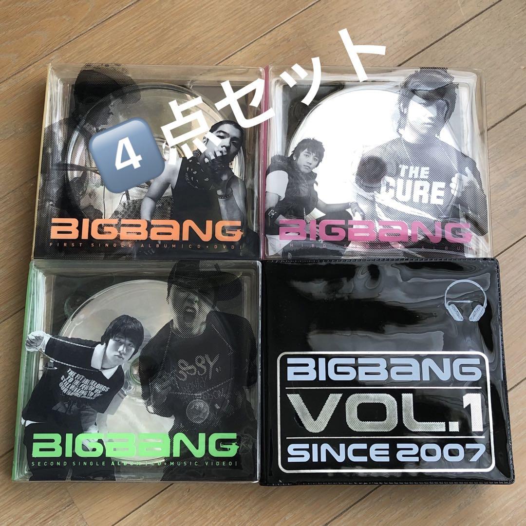 BIGBANG 韓国盤 初期 CD アルバム 4点 セット 廃盤