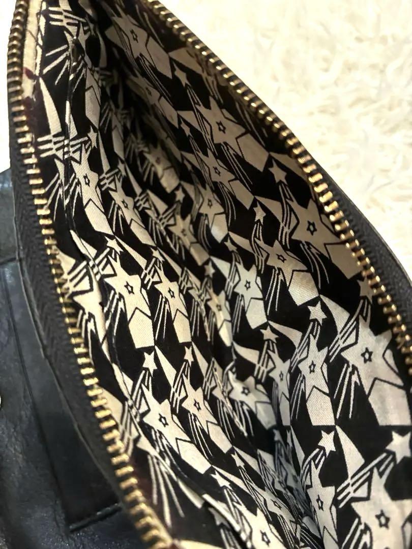 【美品】ANNA SUI プレイングキャット　がま口　長財布　黒