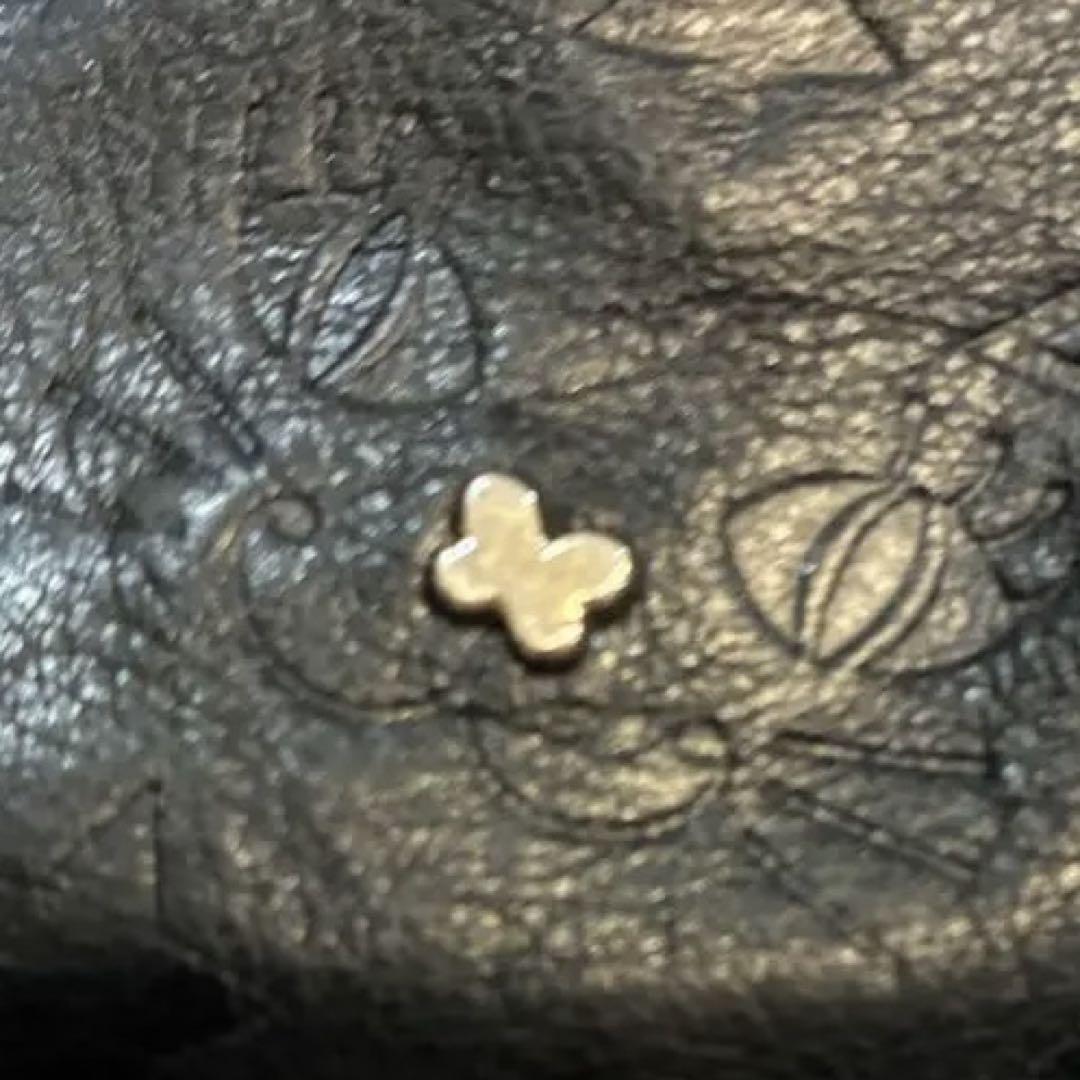 【美品】ANNA SUI プレイングキャット　がま口　長財布　黒