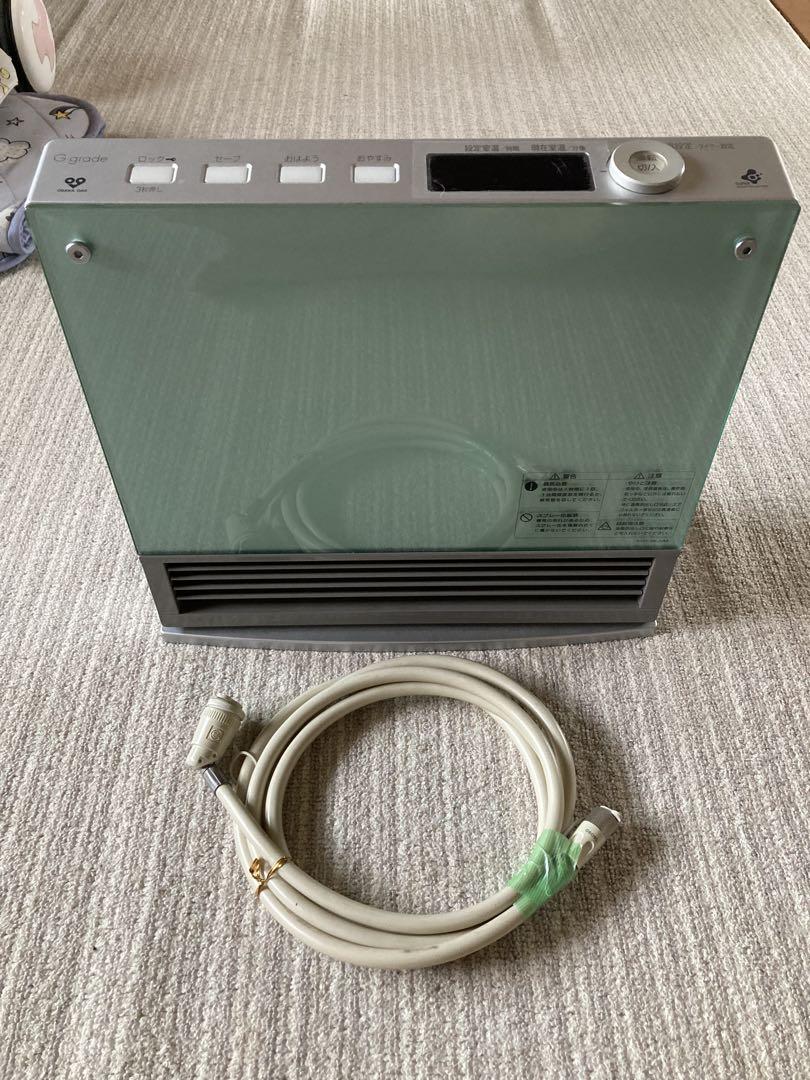 大阪ガス ガスファンヒーター ガラスパネル GS-20G1G 幅約50cm
