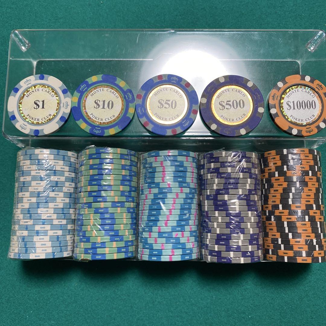MONTE CARLO モンテカルロ　ポーカーチップセット Amazon | AngeliqueShop モンテカルロ ポーカーチップ 25枚