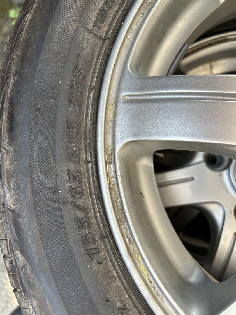 BRIDGESTONEネクストリー155/65R13タイヤホイール4本セット
