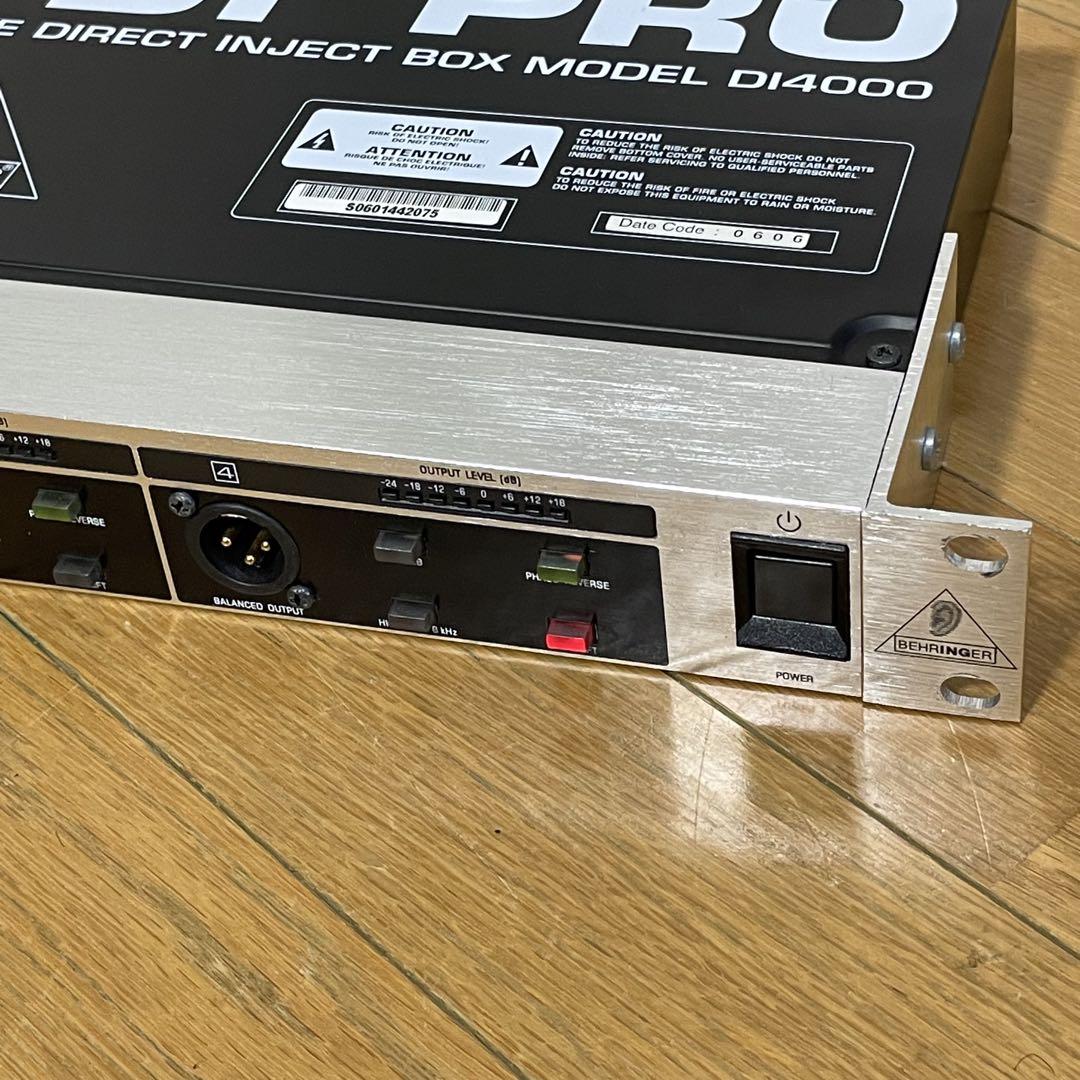【動作確認済み】BEHRINGER ULTRA-DI PRO DI4000