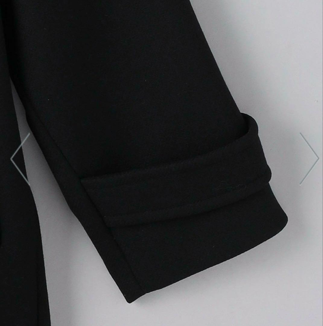 新品タグ付き MANTECO ステンカラー コート BLACK アローズ 36