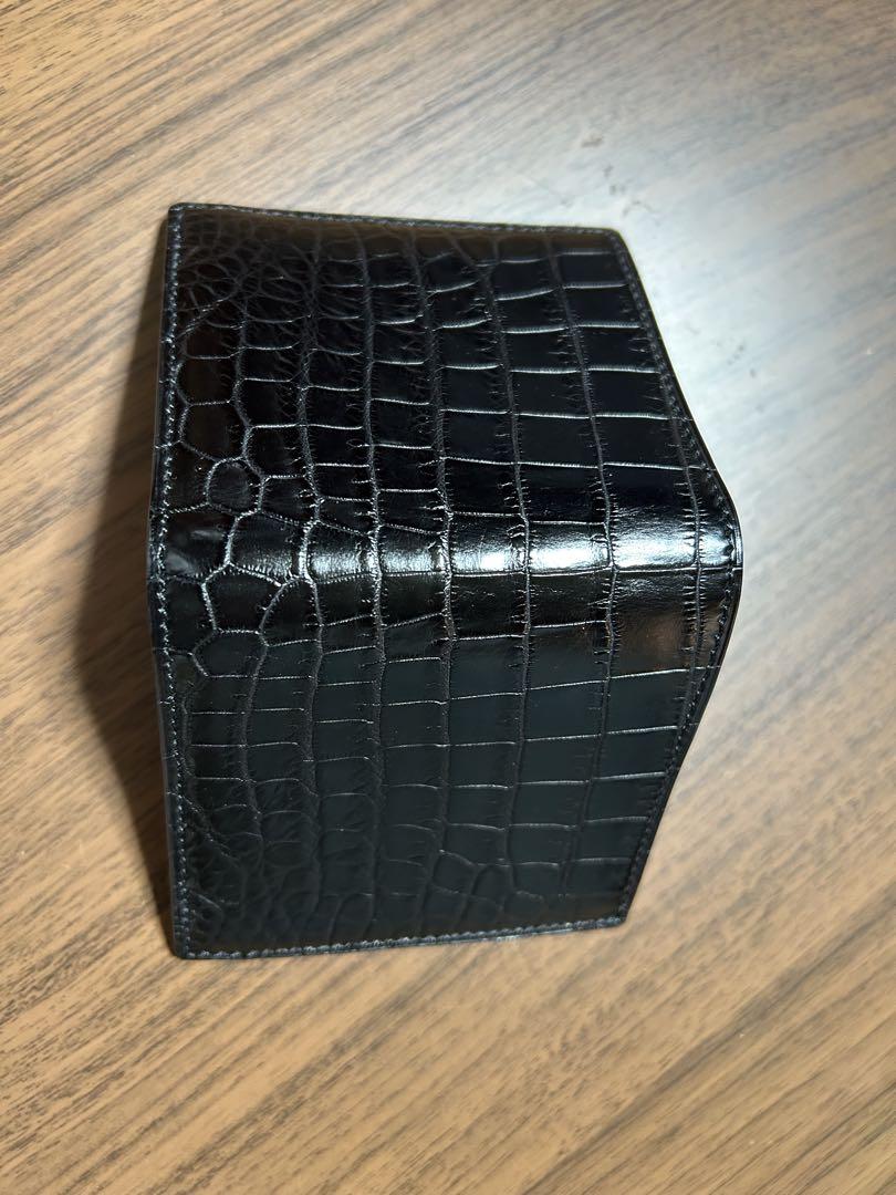 万双クロコダイルミニ財布 小銭入付
