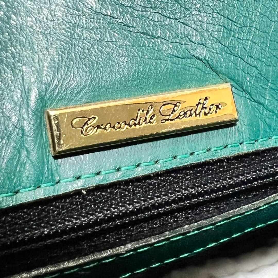 【良品】JRA/crocodile leather/クロコダイル/ハンドバッグ