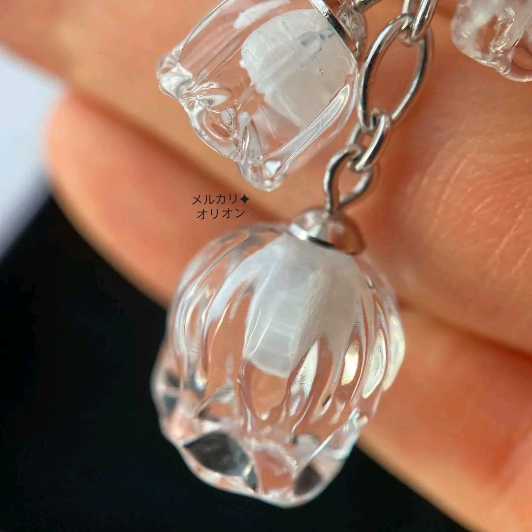 ツツミ Lalique 3チャーム シルバー ネックレス gMFfH-m49054509361 ラリック ミュゲ ペンダント ╓りします