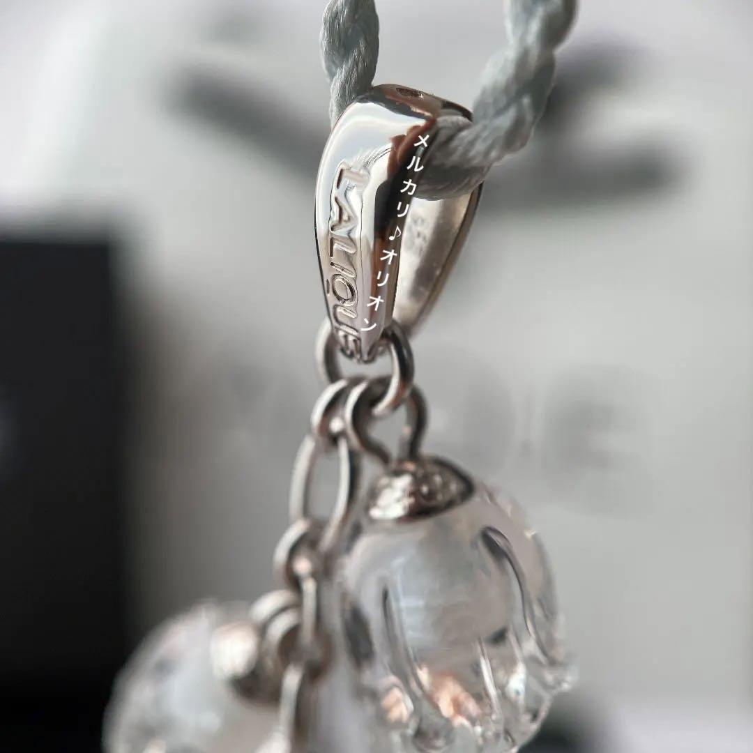 ツツミ Lalique 3チャーム シルバー ネックレス gMFfH-m49054509361 ラリック ミュゲ ペンダント ╓りします